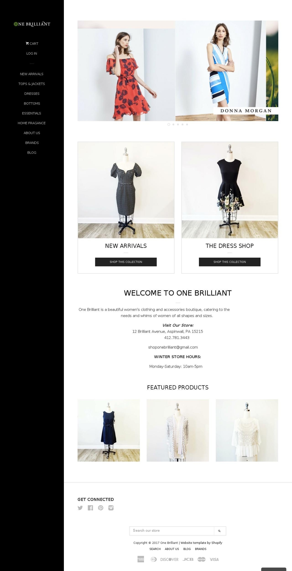 onebrilliant.com shopify website screenshot