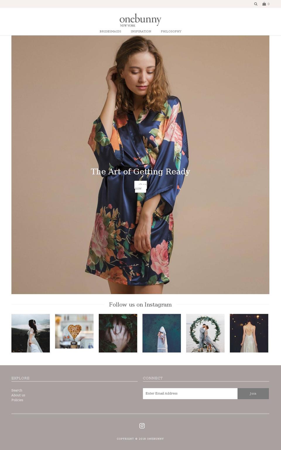 onebunny.com — Shopify storefront screenshot
