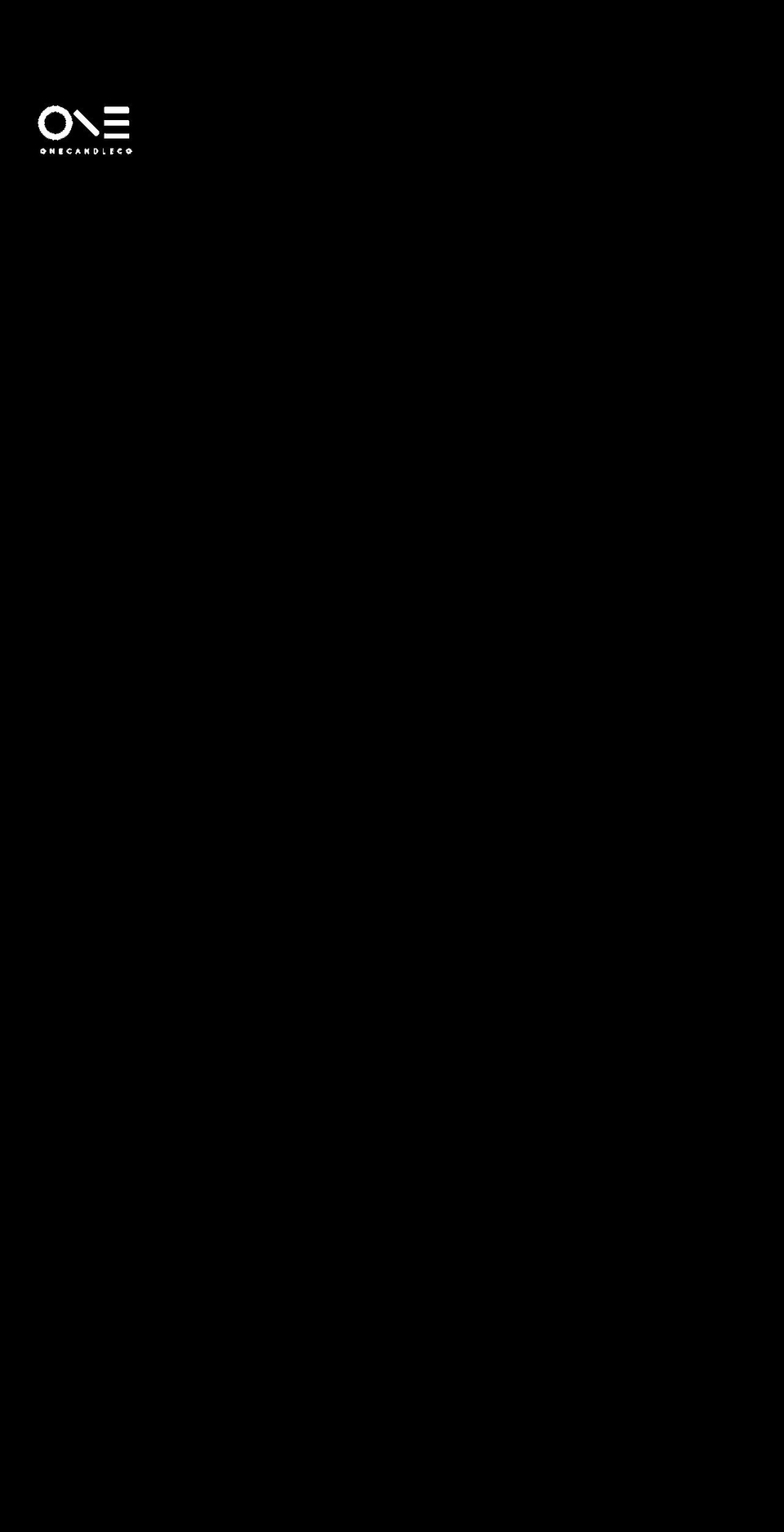 onecandleco.com shopify website screenshot