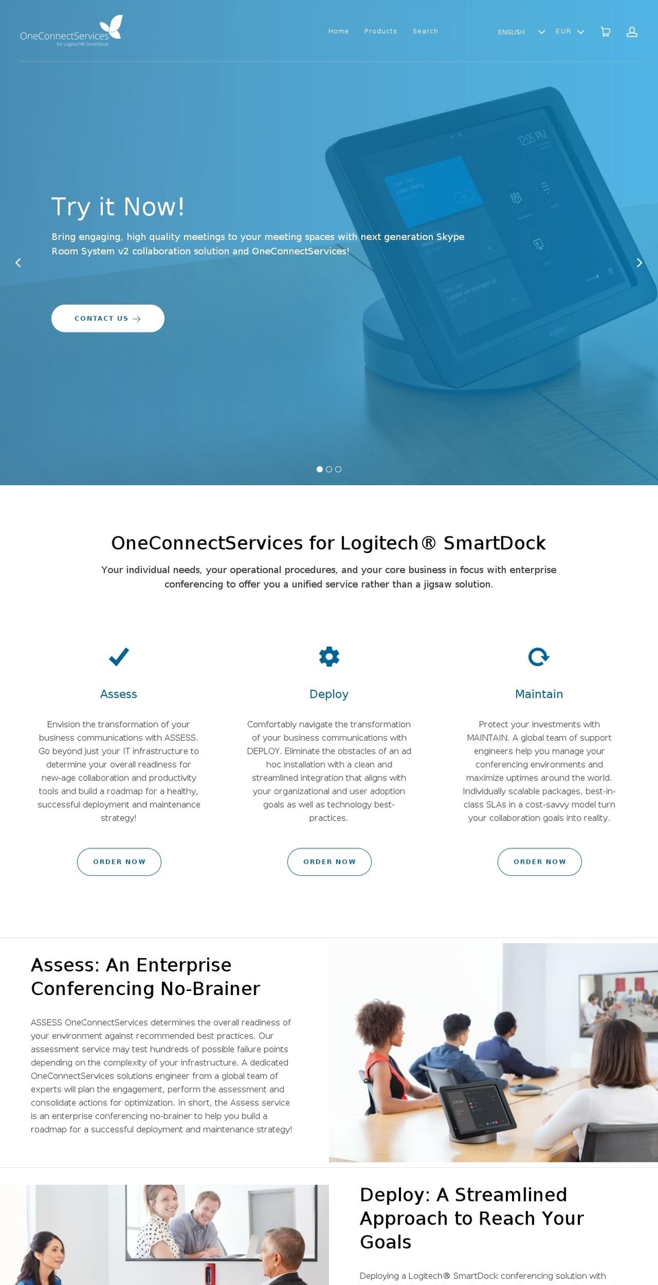 OneConnectServices Shopify theme site example oneconnect-service.com