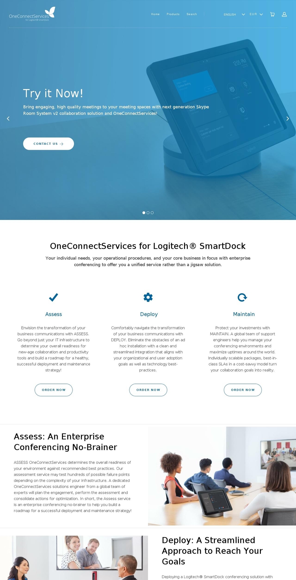 OneConnectServices Shopify theme site example oneconnectservice.com