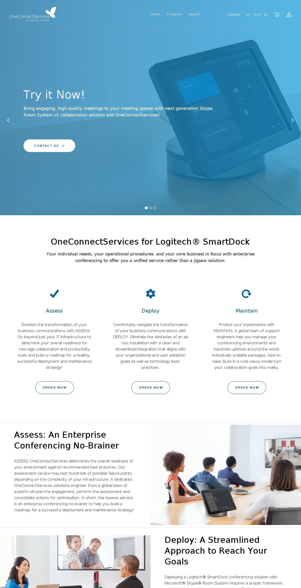 OneConnectServices Shopify theme site example oneconnectservices.com