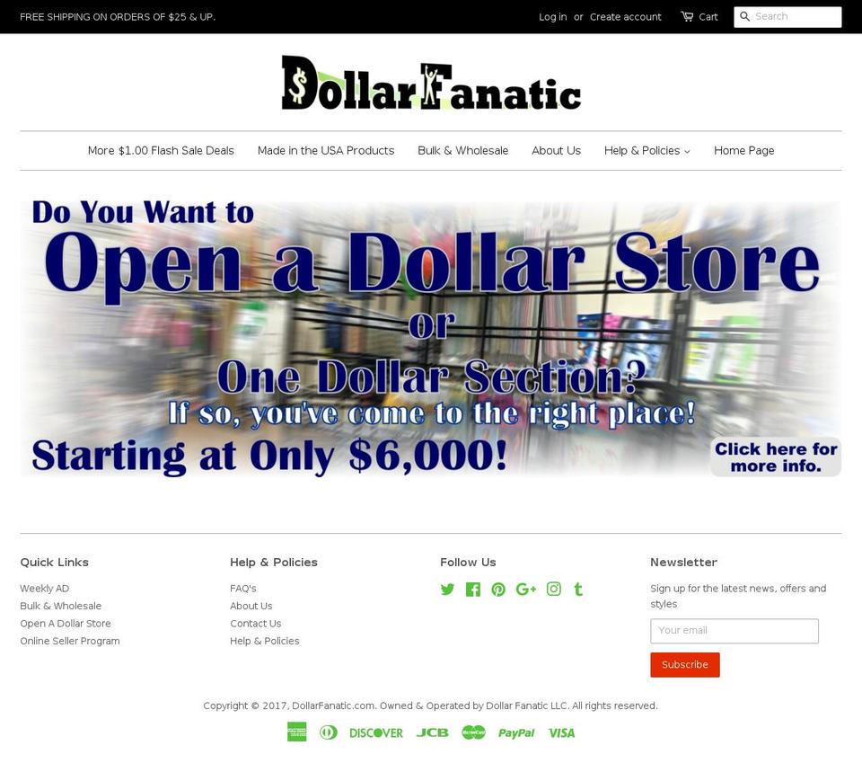 onedollarstore.us shopify website screenshot