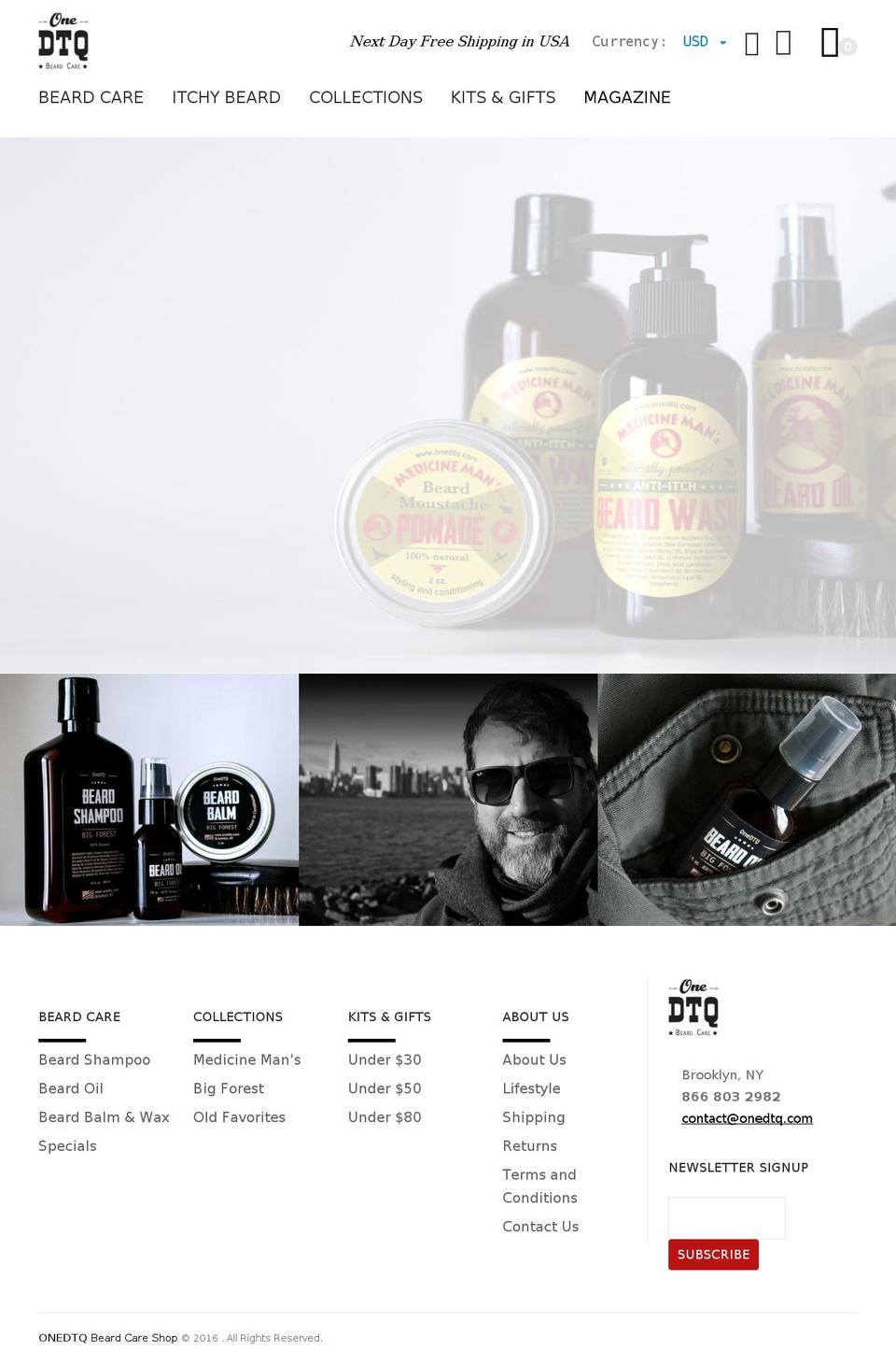 onedtq.net shopify website screenshot