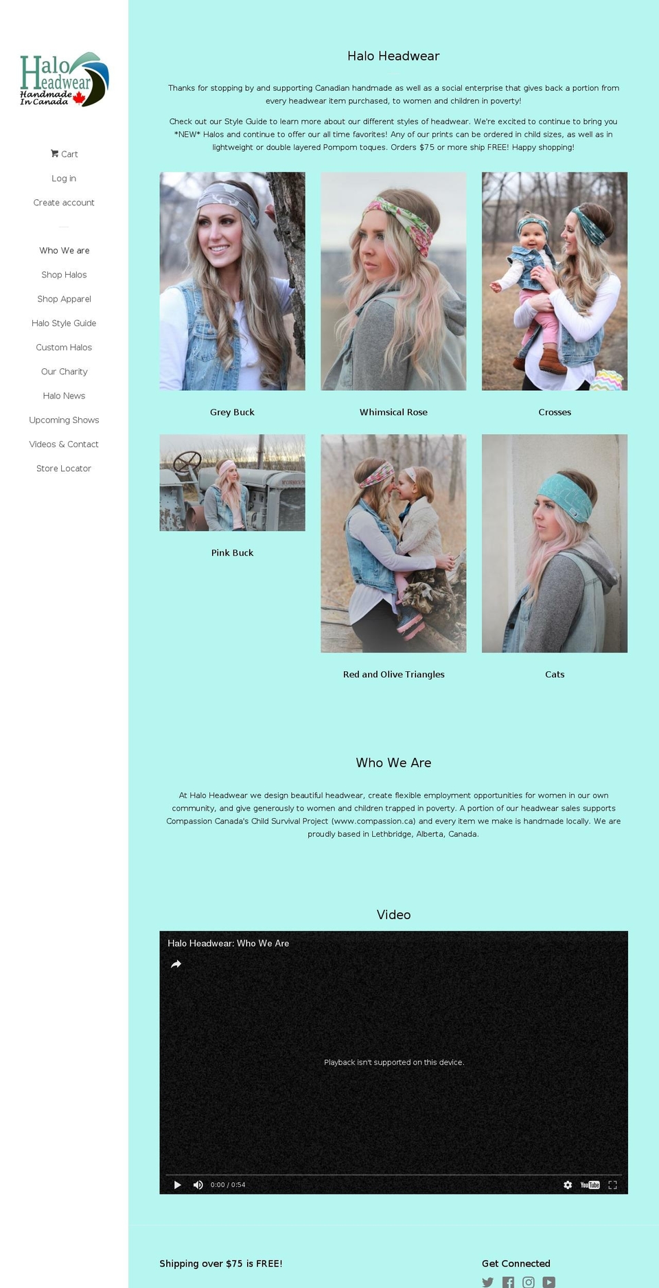 onehaloatatime.com shopify website screenshot