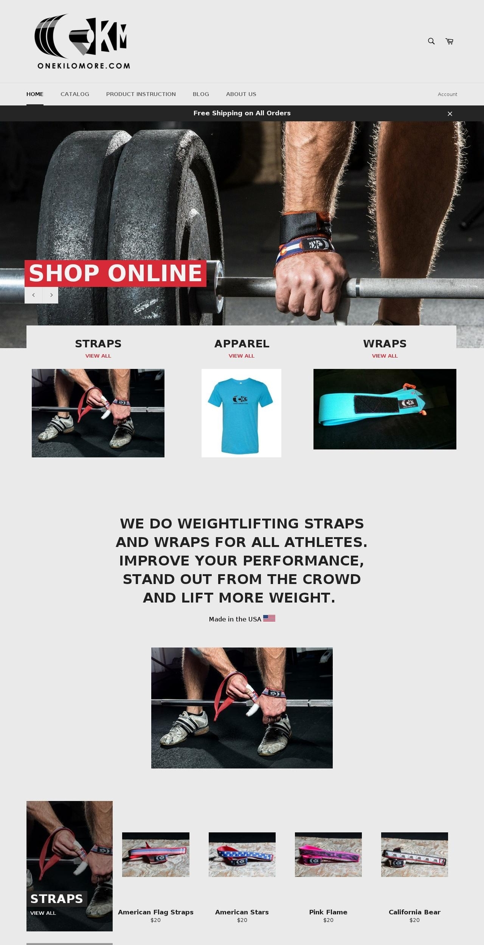 onekilomore.com shopify website screenshot