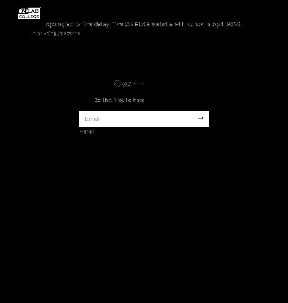 onelab.world shopify website screenshot