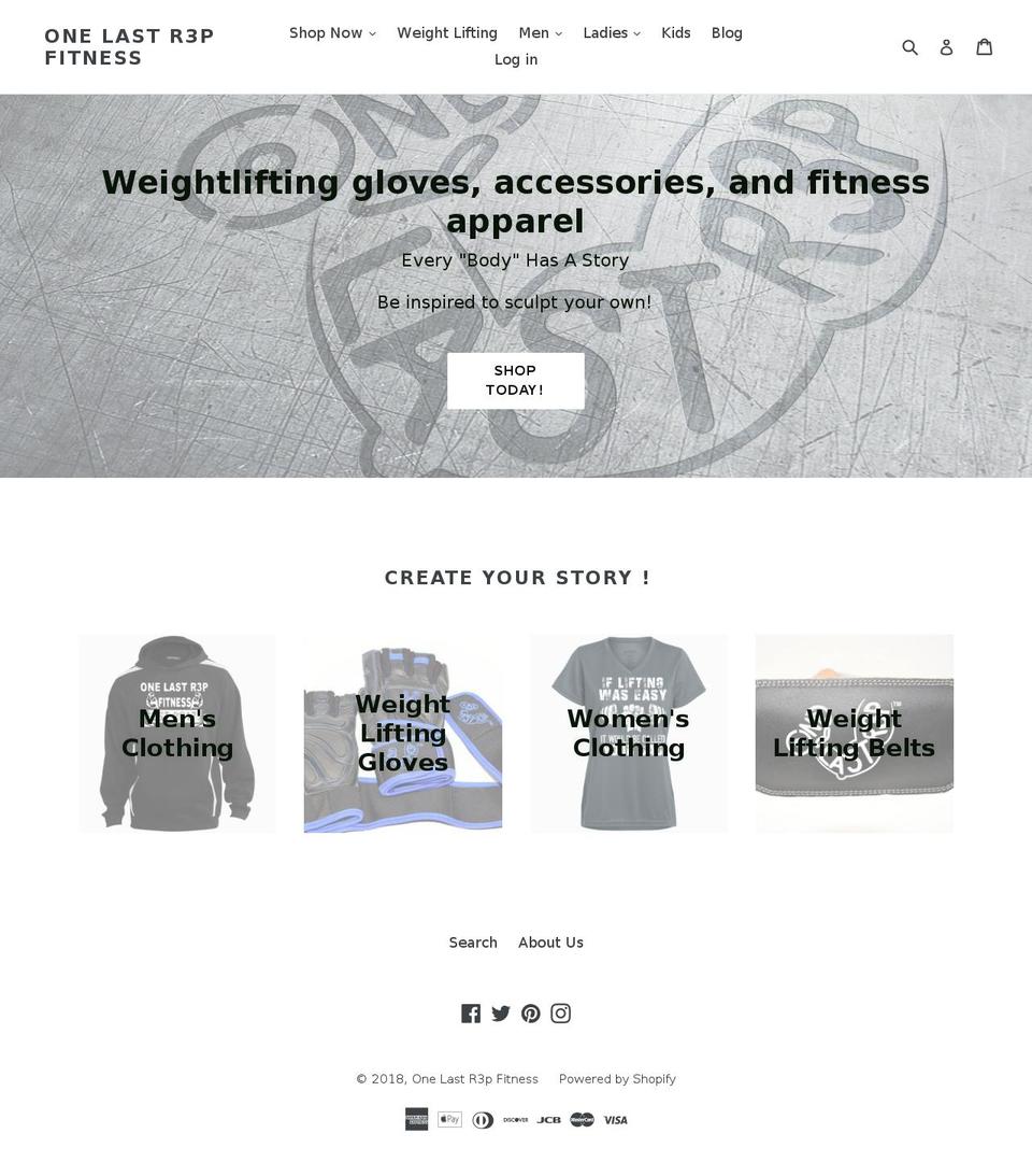onelastr3p.com — Shopify storefront screenshot