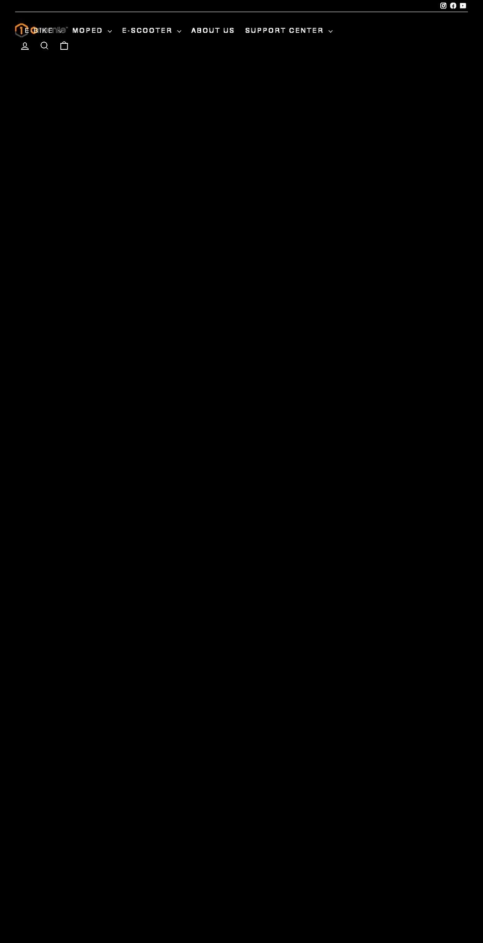 onemilebike.com shopify website screenshot