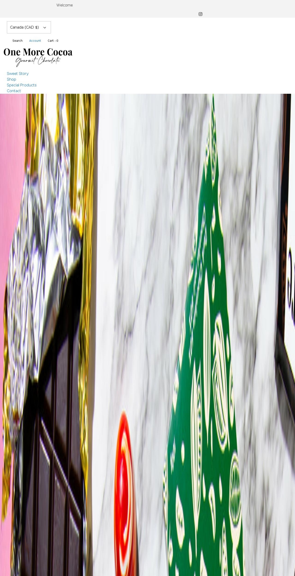onemorecocoa.com shopify website screenshot