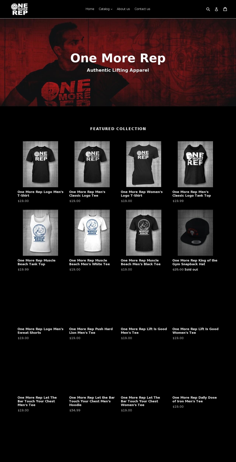 onemorerep.com — Shopify storefront screenshot