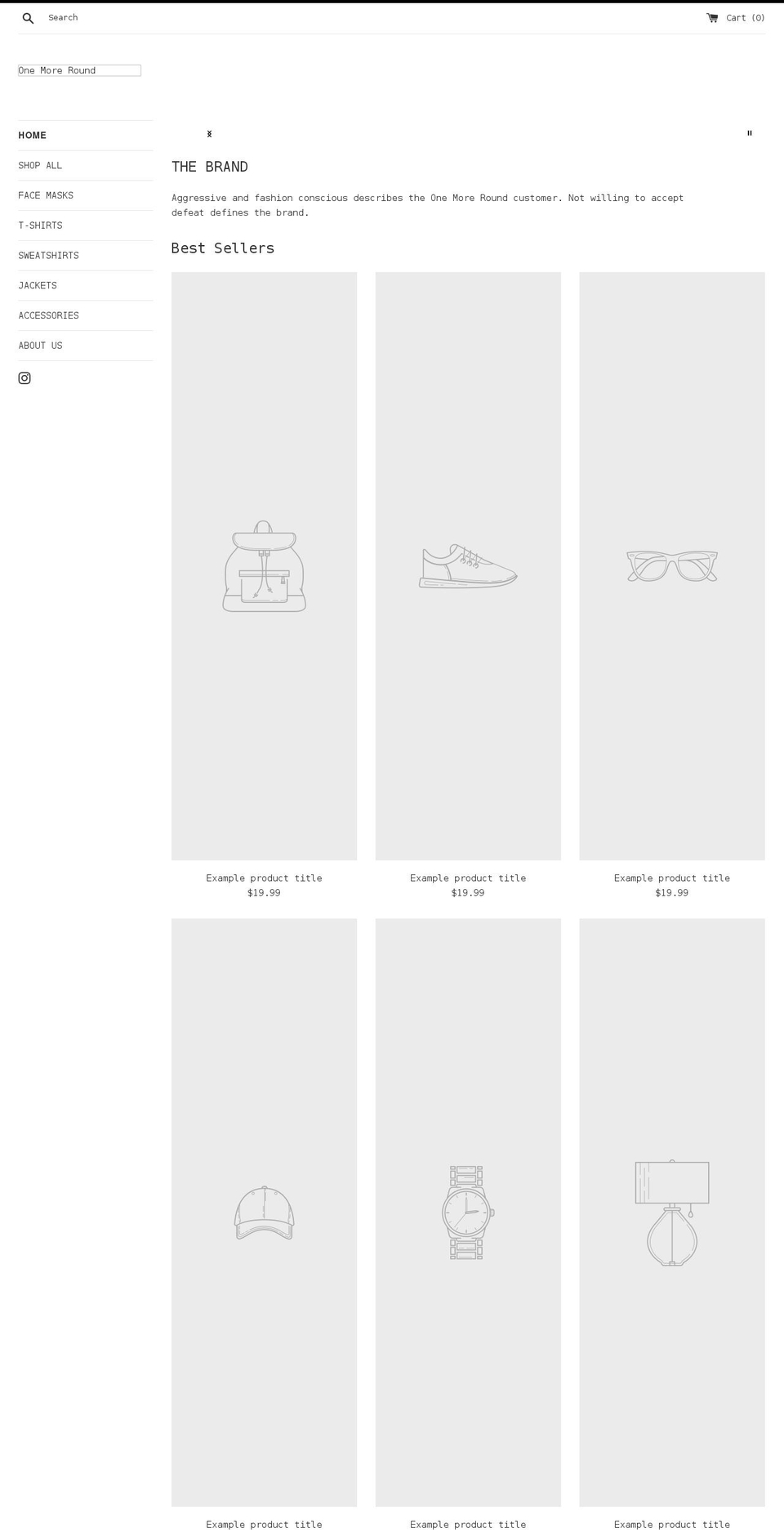 onemoreround.com shopify website screenshot