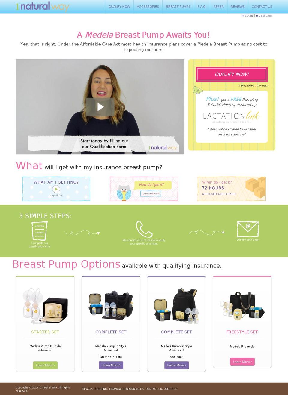 onenaturalway.com shopify website screenshot