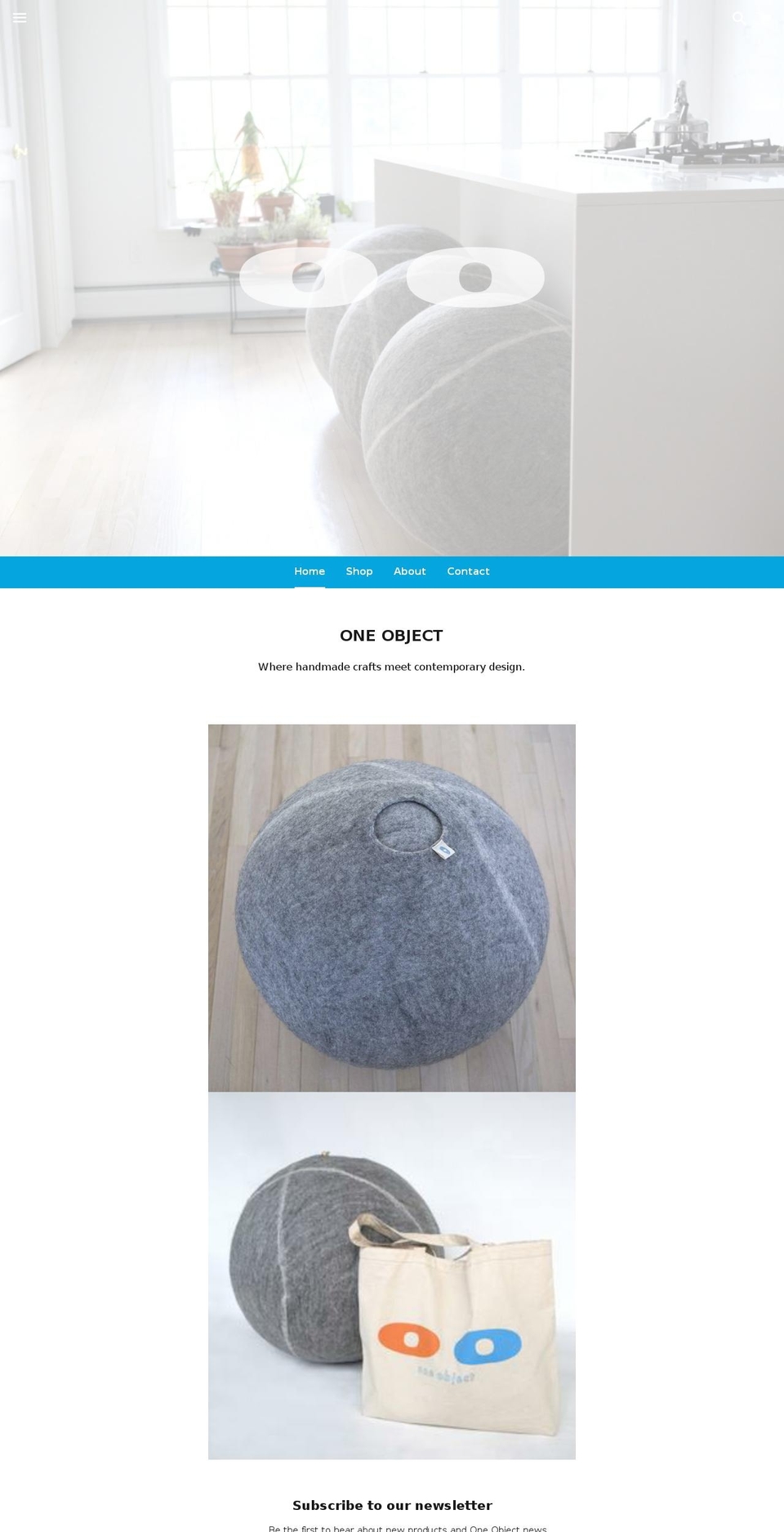 oneobject.com — Shopify storefront screenshot