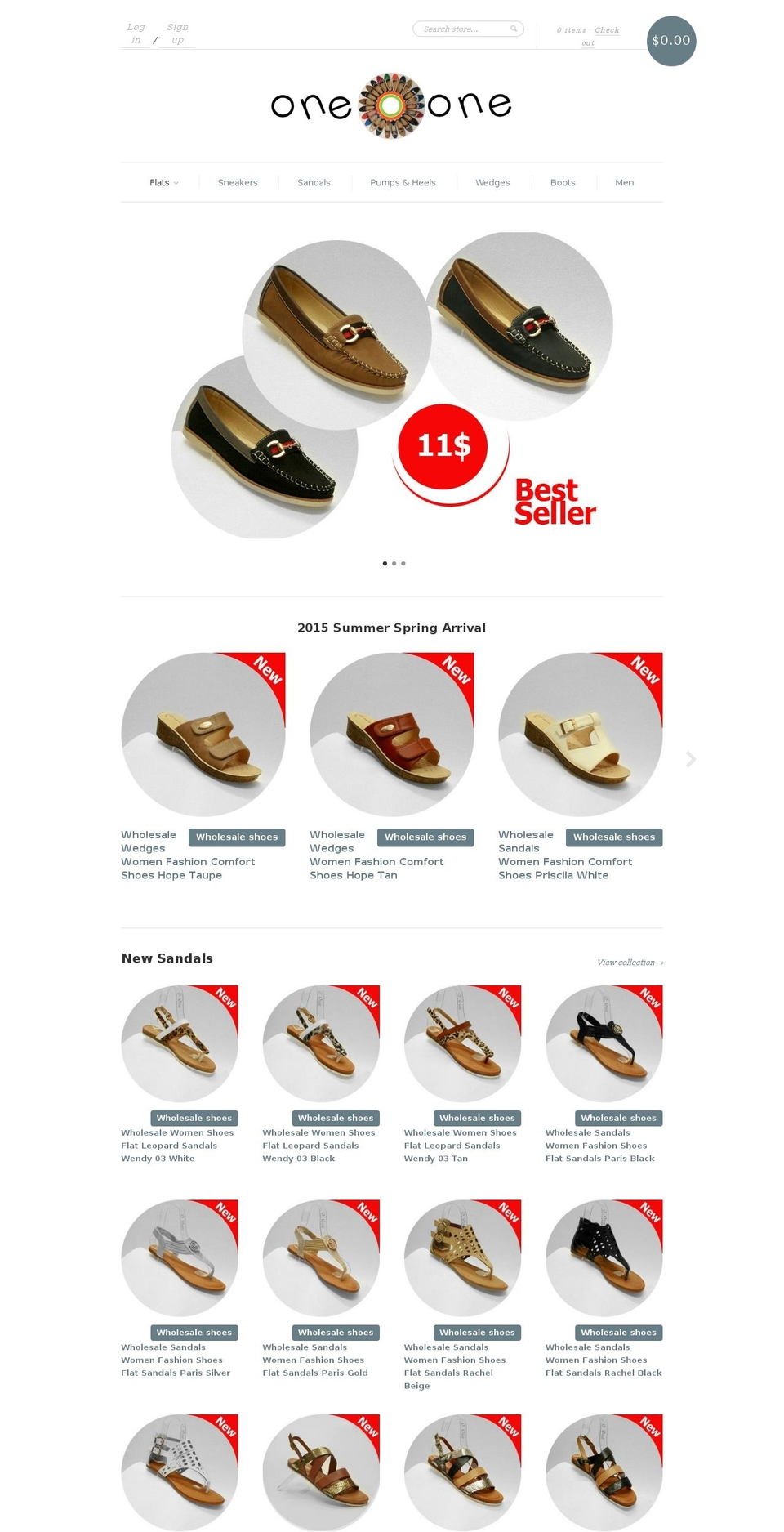 oneooneshoes.com shopify website screenshot