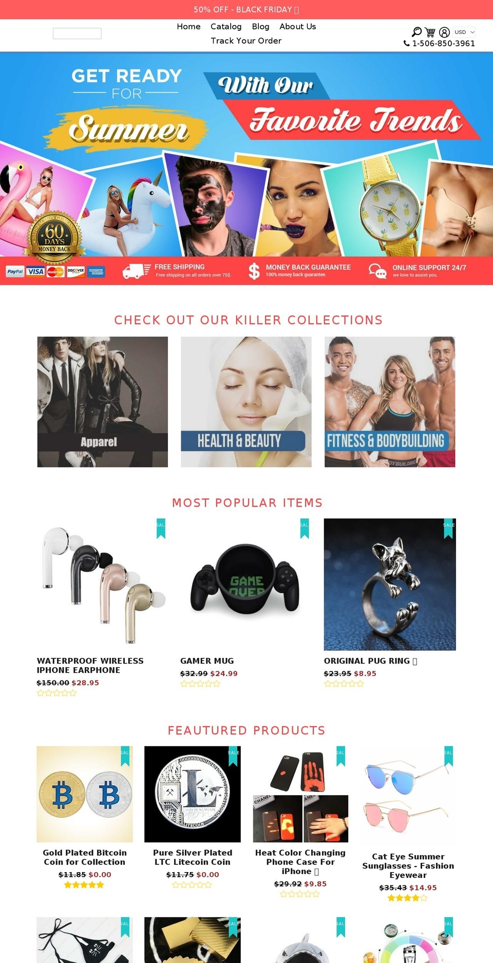 oneperfectshop.com shopify website screenshot
