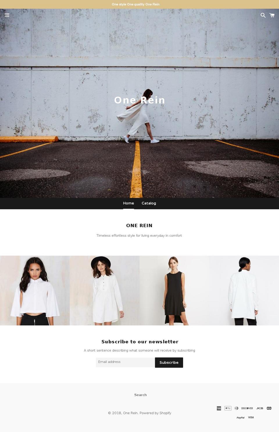 onerein.com — Shopify storefront screenshot