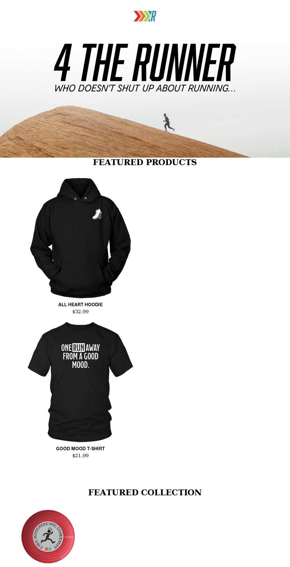 onerunaway.com shopify website screenshot