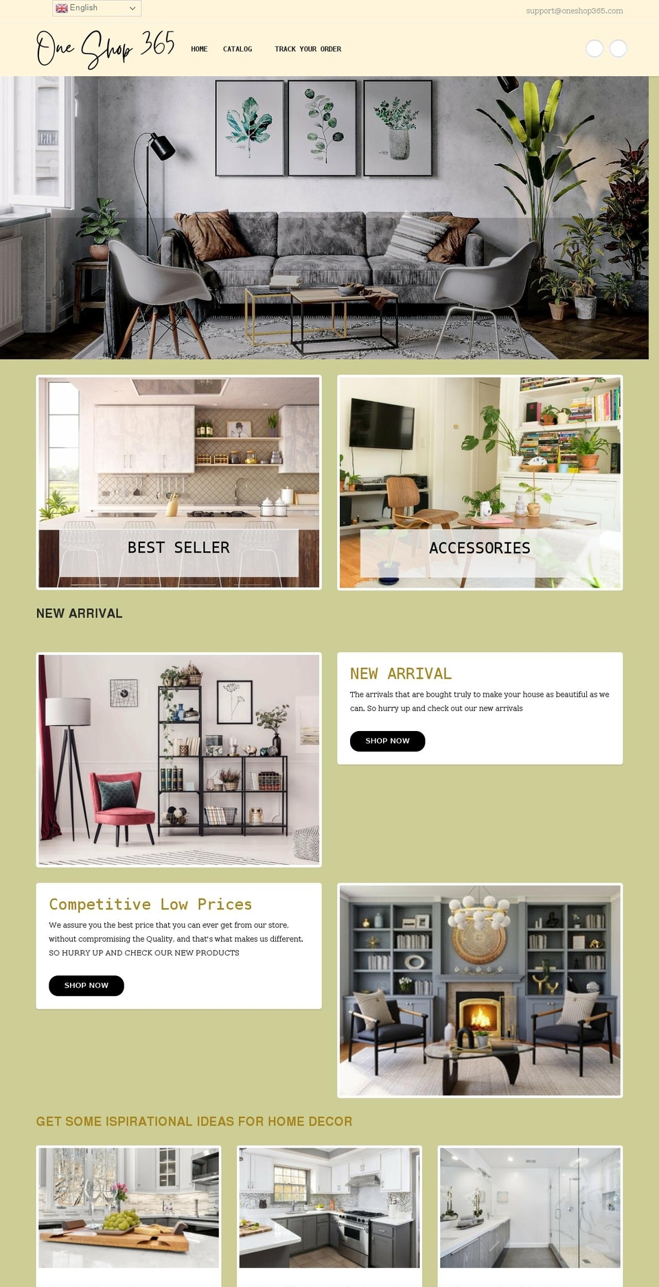 oneshop365.com shopify website screenshot