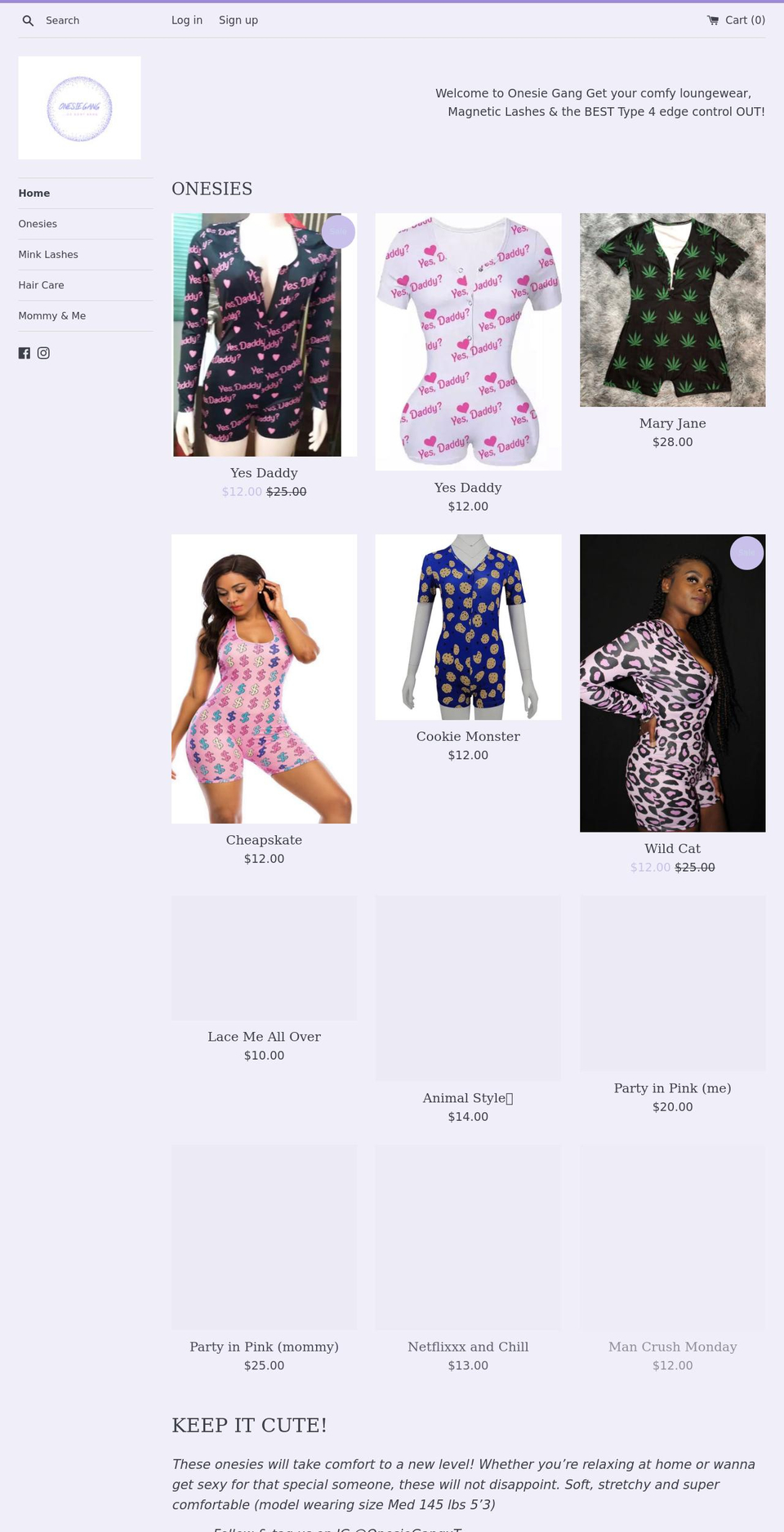 onesiegang.com shopify website screenshot