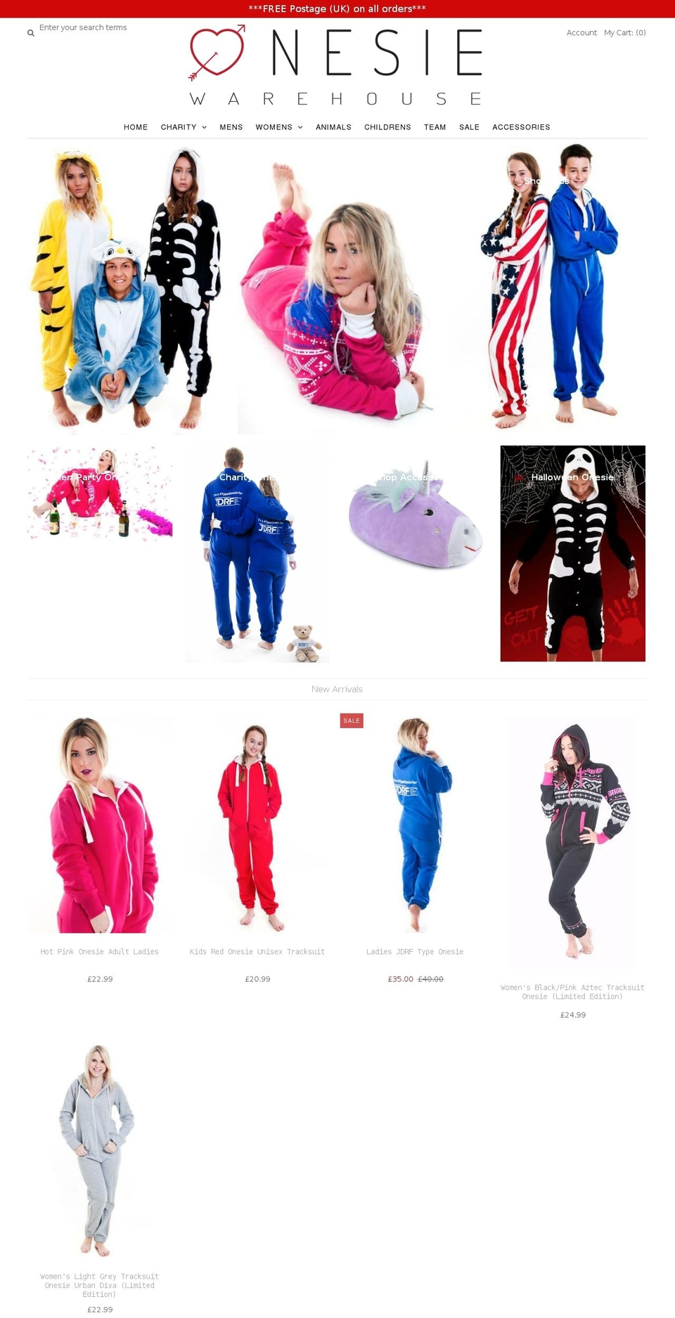 onesiewarehouse.co.uk shopify website screenshot