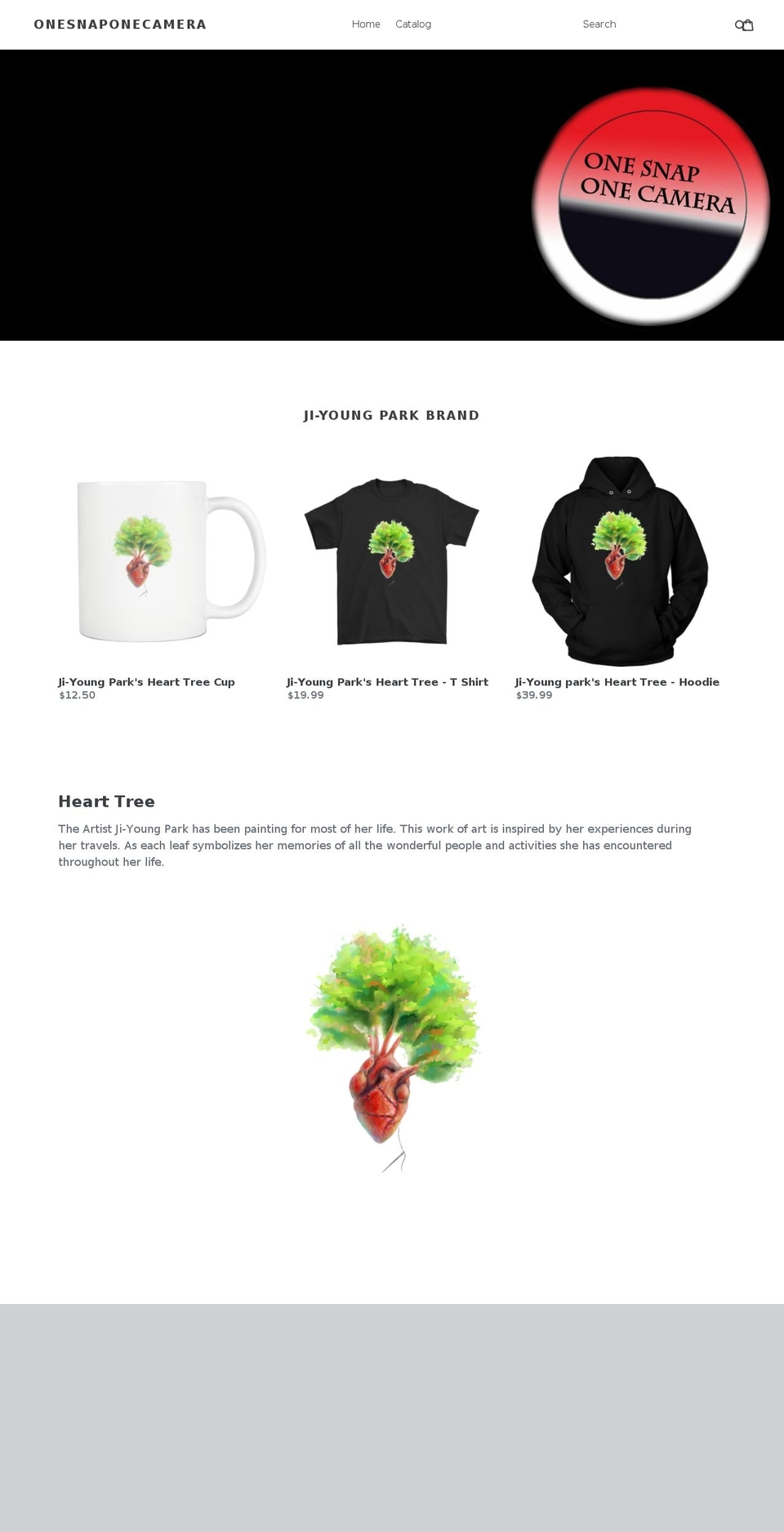 onesnaponecamera.com — Shopify storefront screenshot