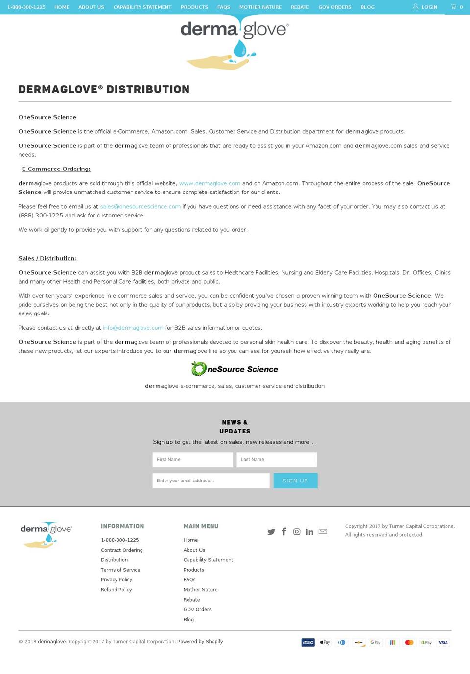 onesource.science shopify website screenshot