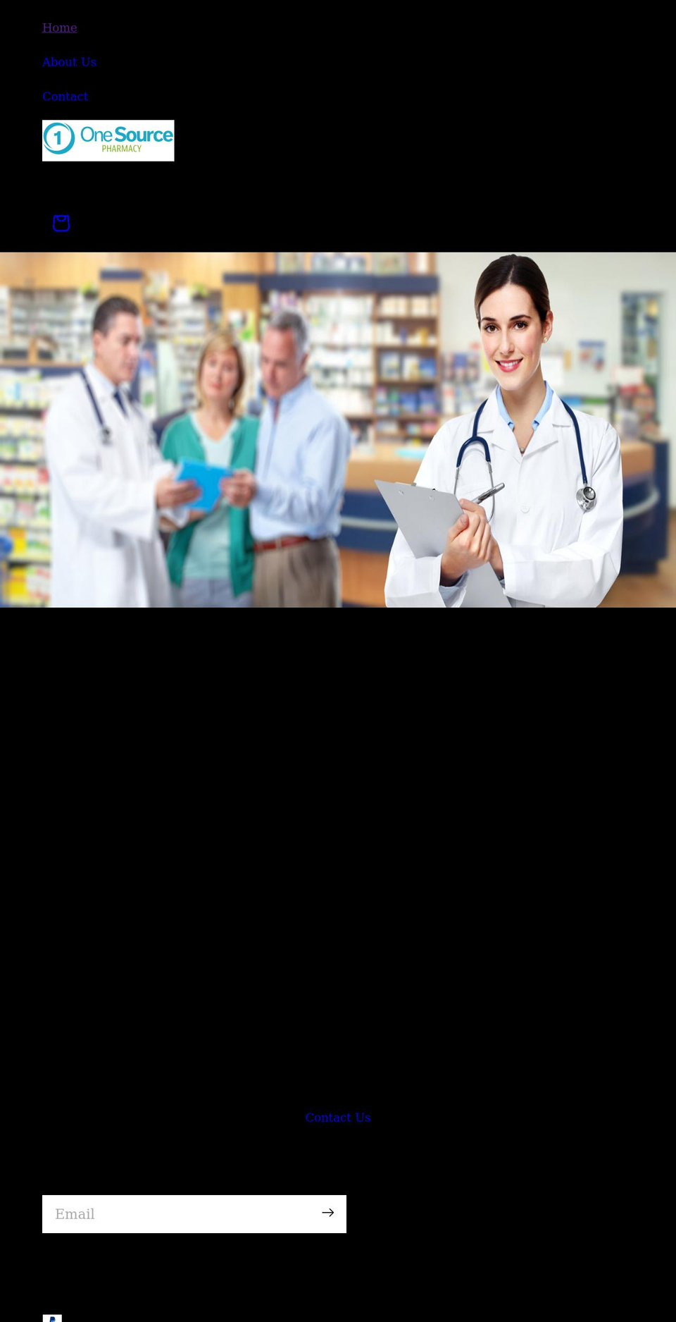 onesourcerx.com shopify website screenshot