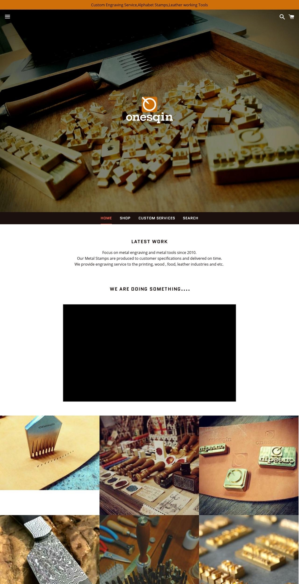 onesqin.com — Shopify storefront screenshot