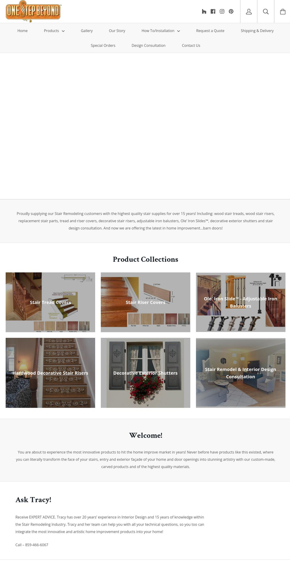 onestepbeyondshop.com shopify website screenshot