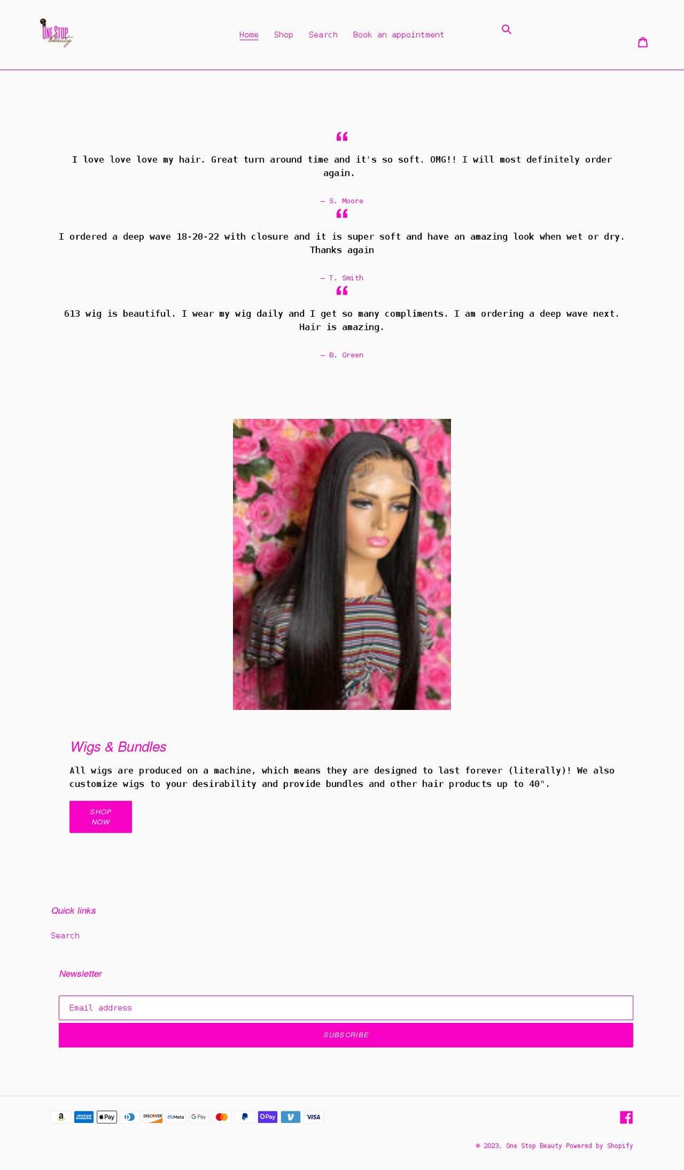 onestopbb.com shopify website screenshot