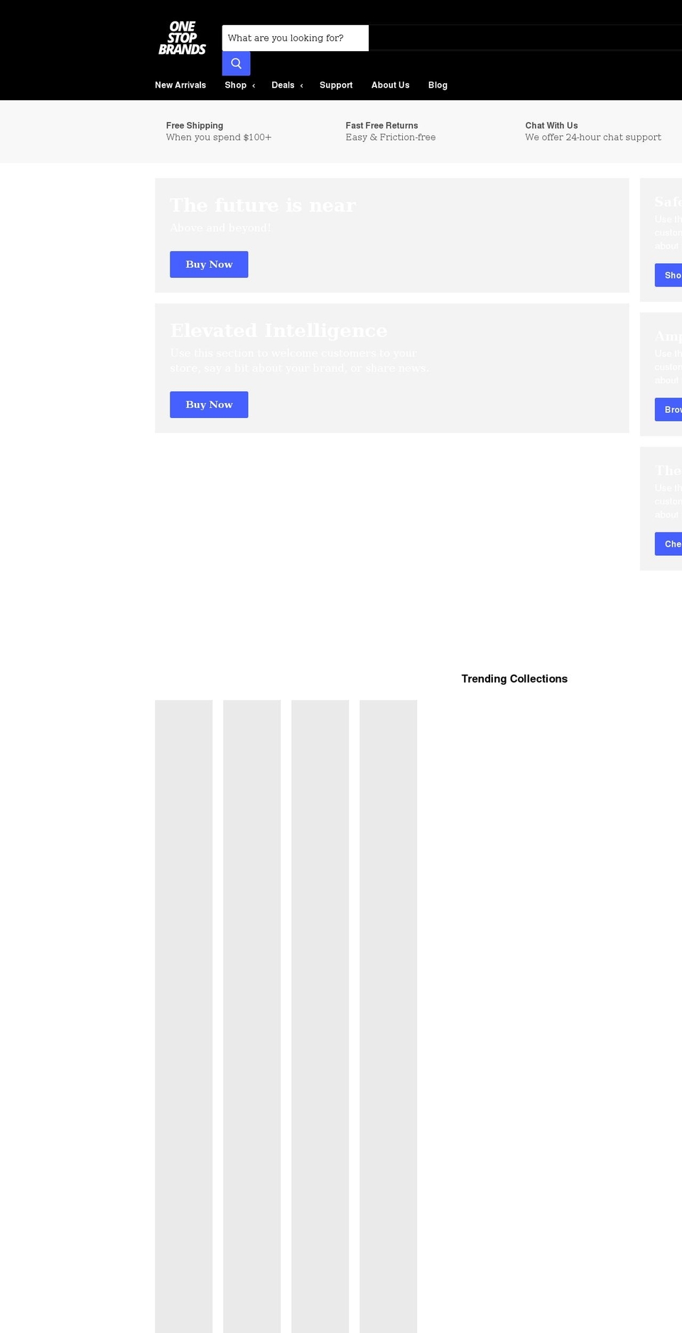 onestopbrands.com shopify website screenshot