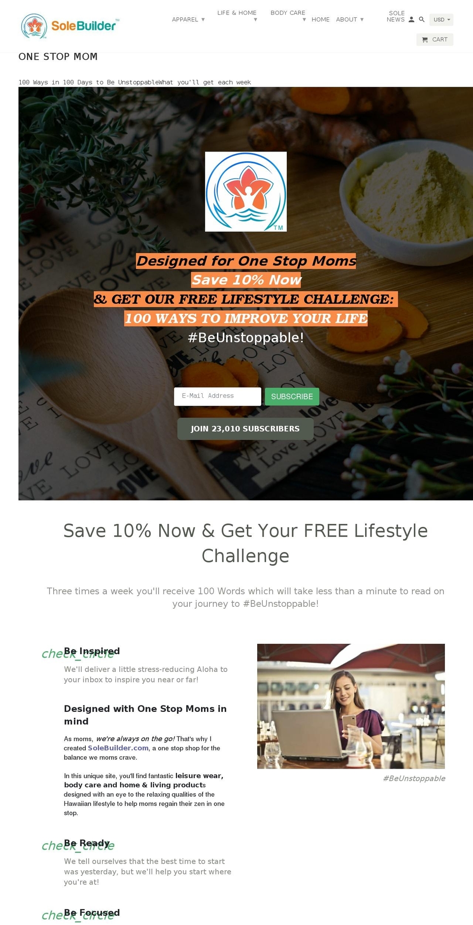 onestopmom.com — Shopify storefront screenshot
