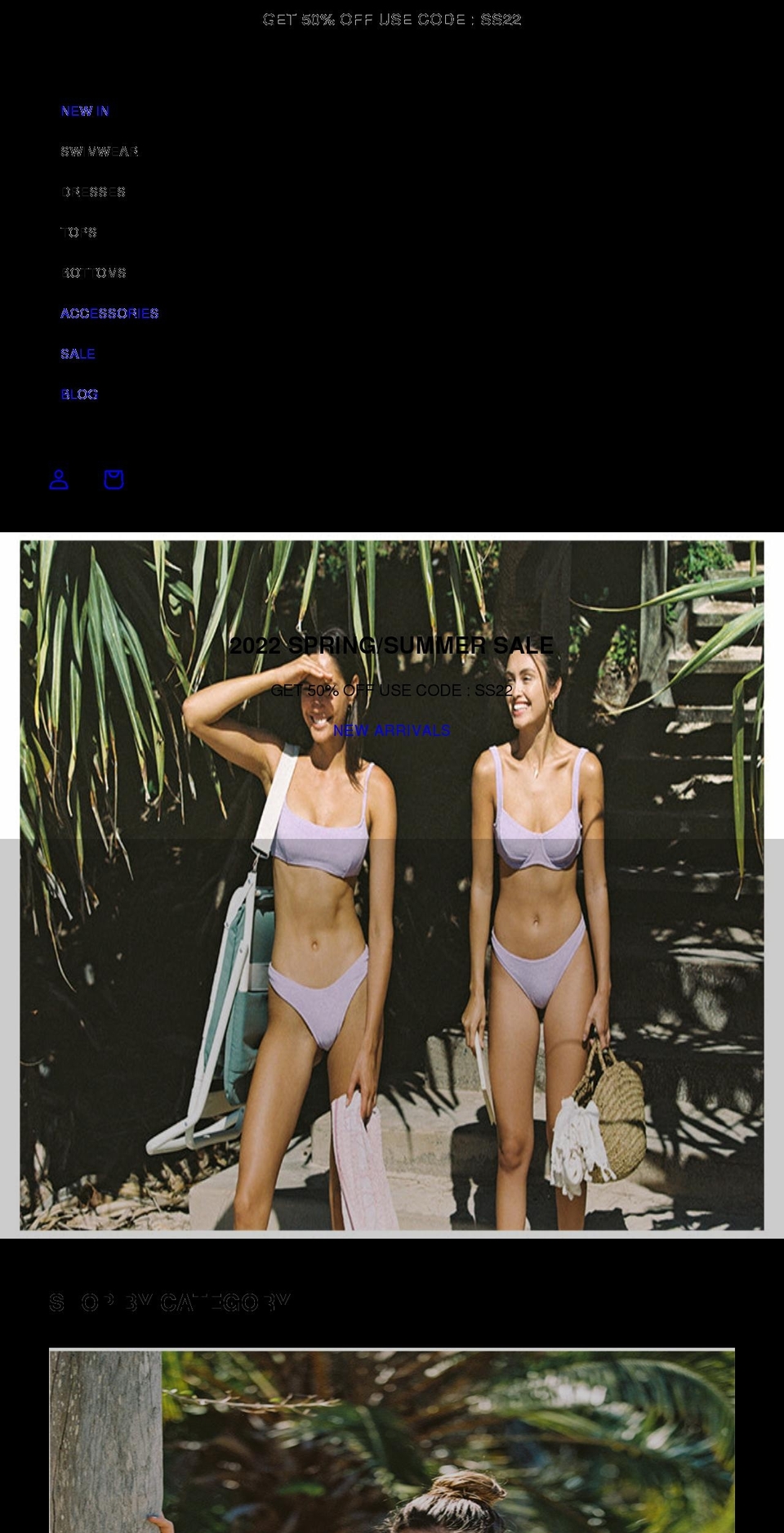 onesummerago.com shopify website screenshot