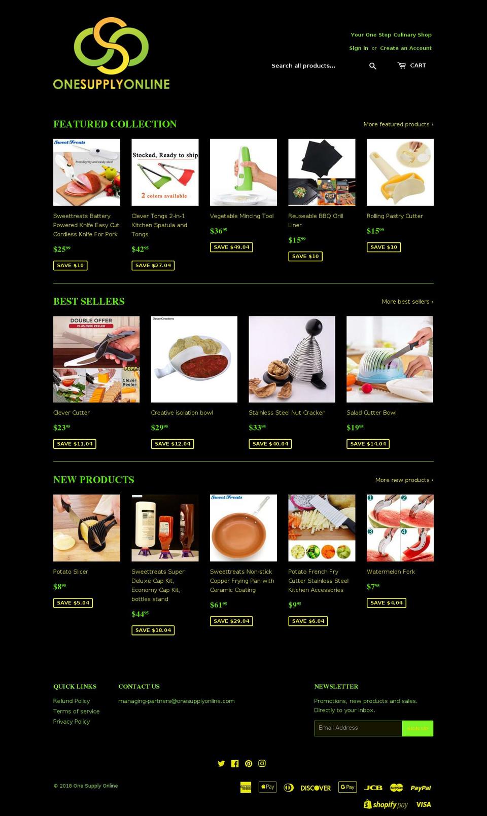 onesupplyonline.com — Shopify storefront screenshot
