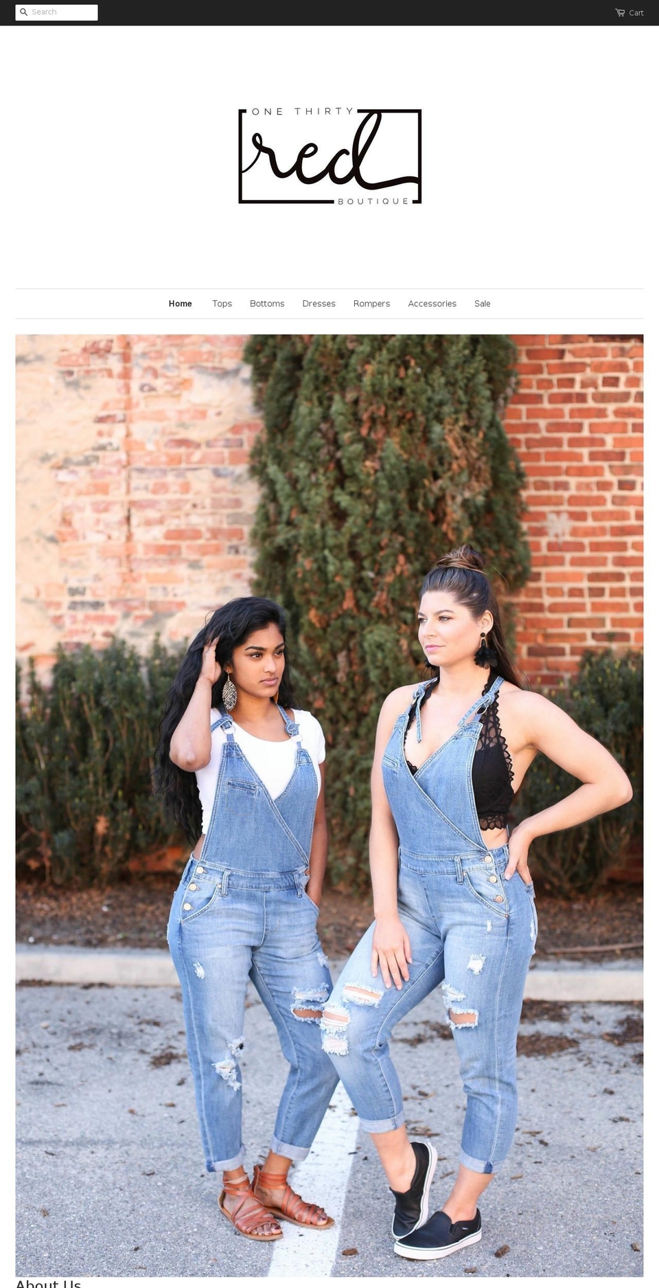 onethirtyredboutique.com — Shopify storefront screenshot