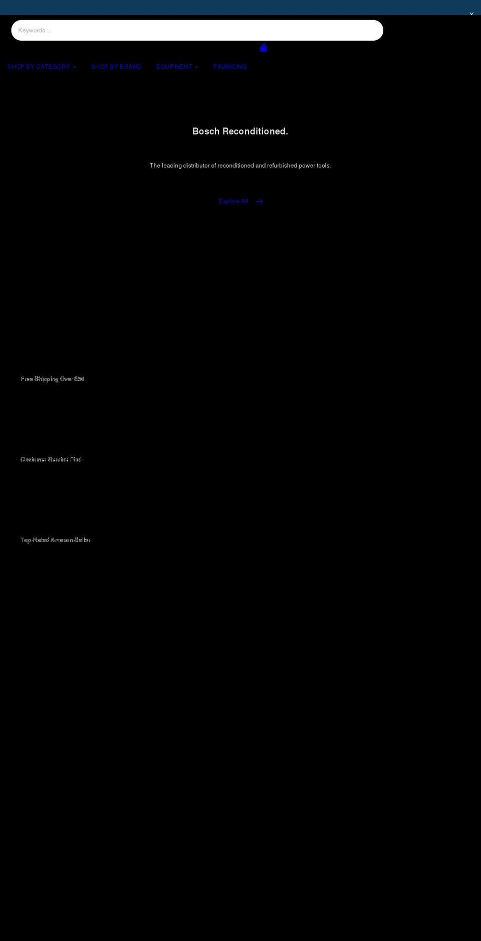 onetoptool.com — Shopify storefront screenshot