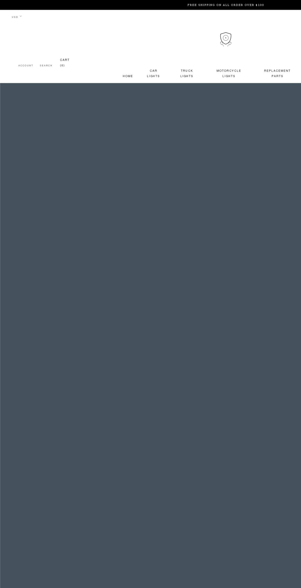 oneuplighting.com shopify website screenshot
