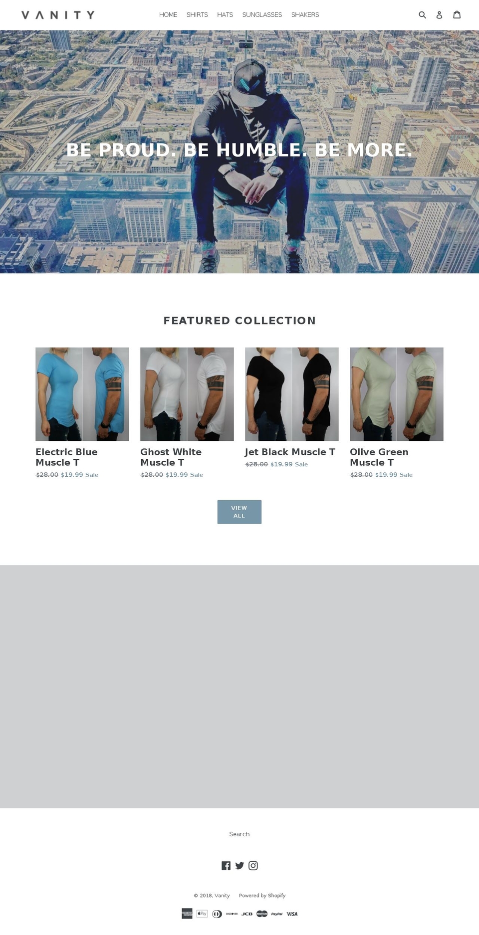 onevanity.com — Shopify storefront screenshot