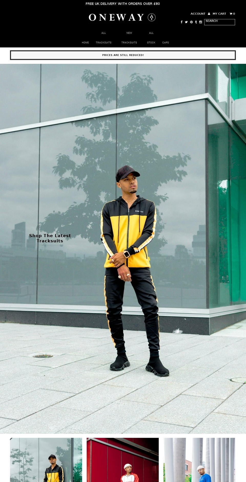 onewaystore.uk shopify website screenshot