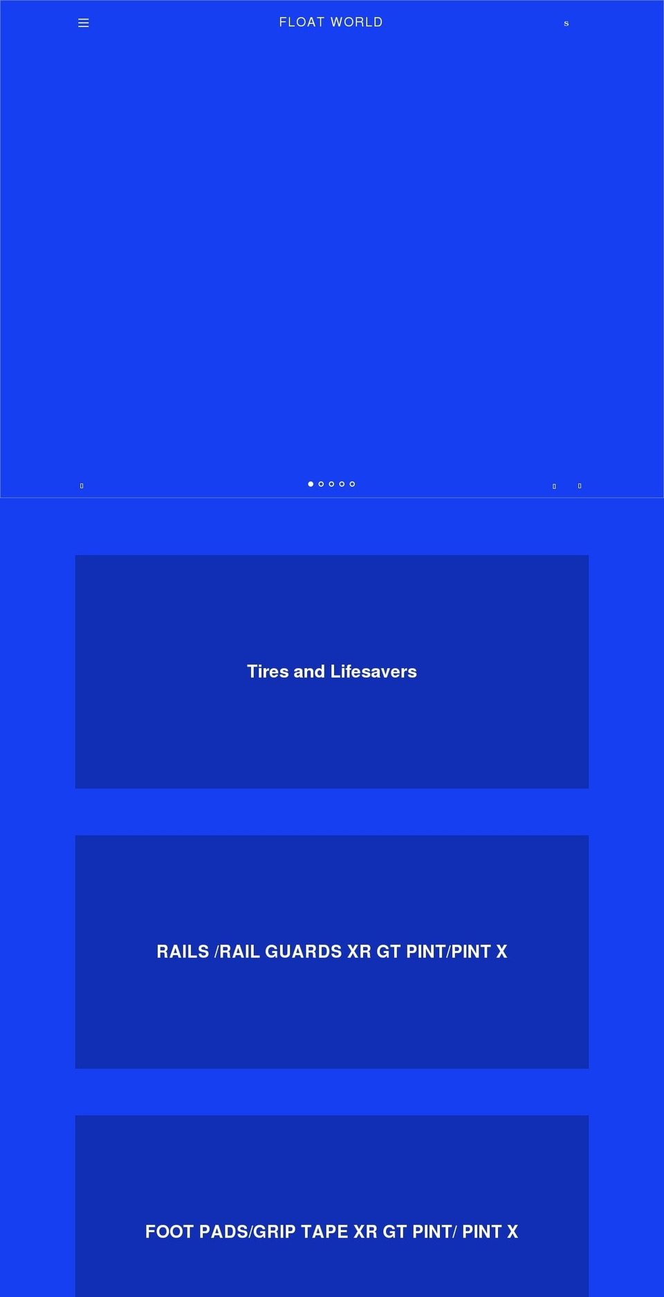 onewheelfloat.com shopify website screenshot