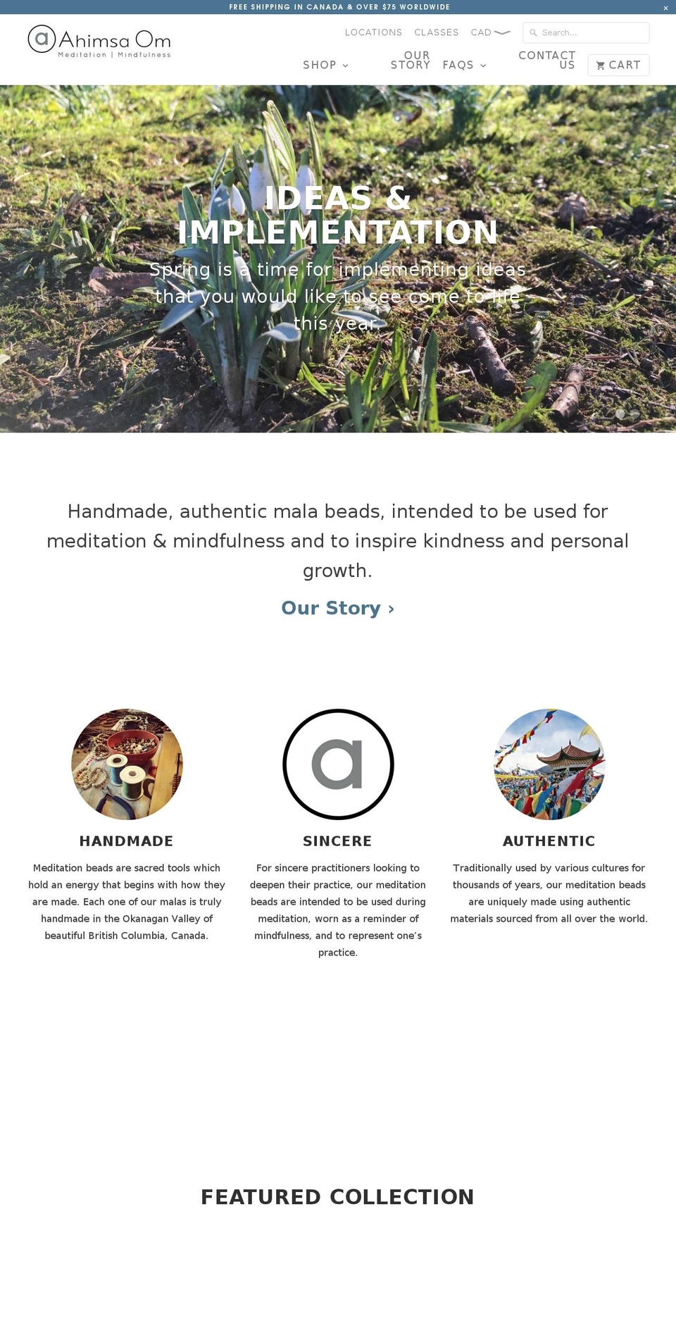 onewhitebead.com shopify website screenshot