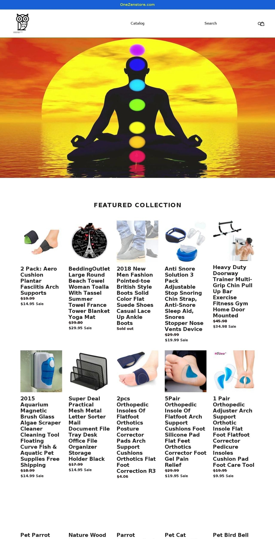 onezenstore.com — Shopify storefront screenshot