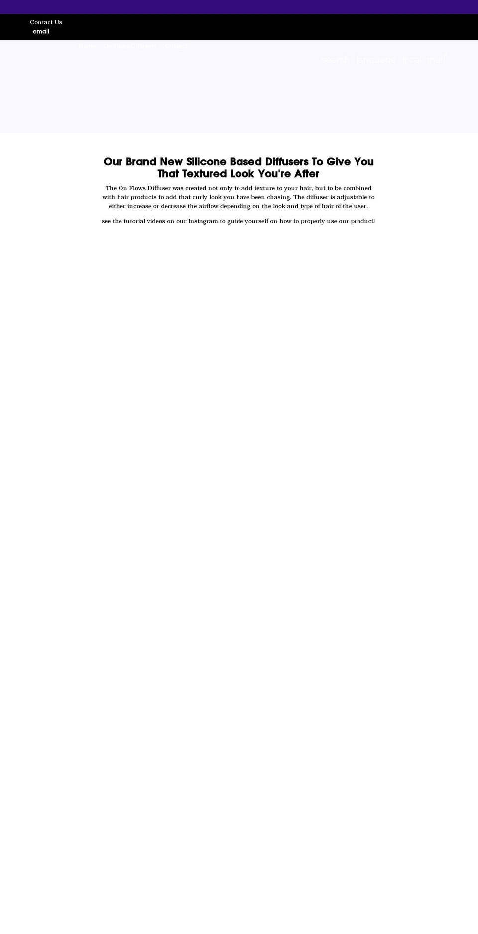 onflows.com shopify website screenshot