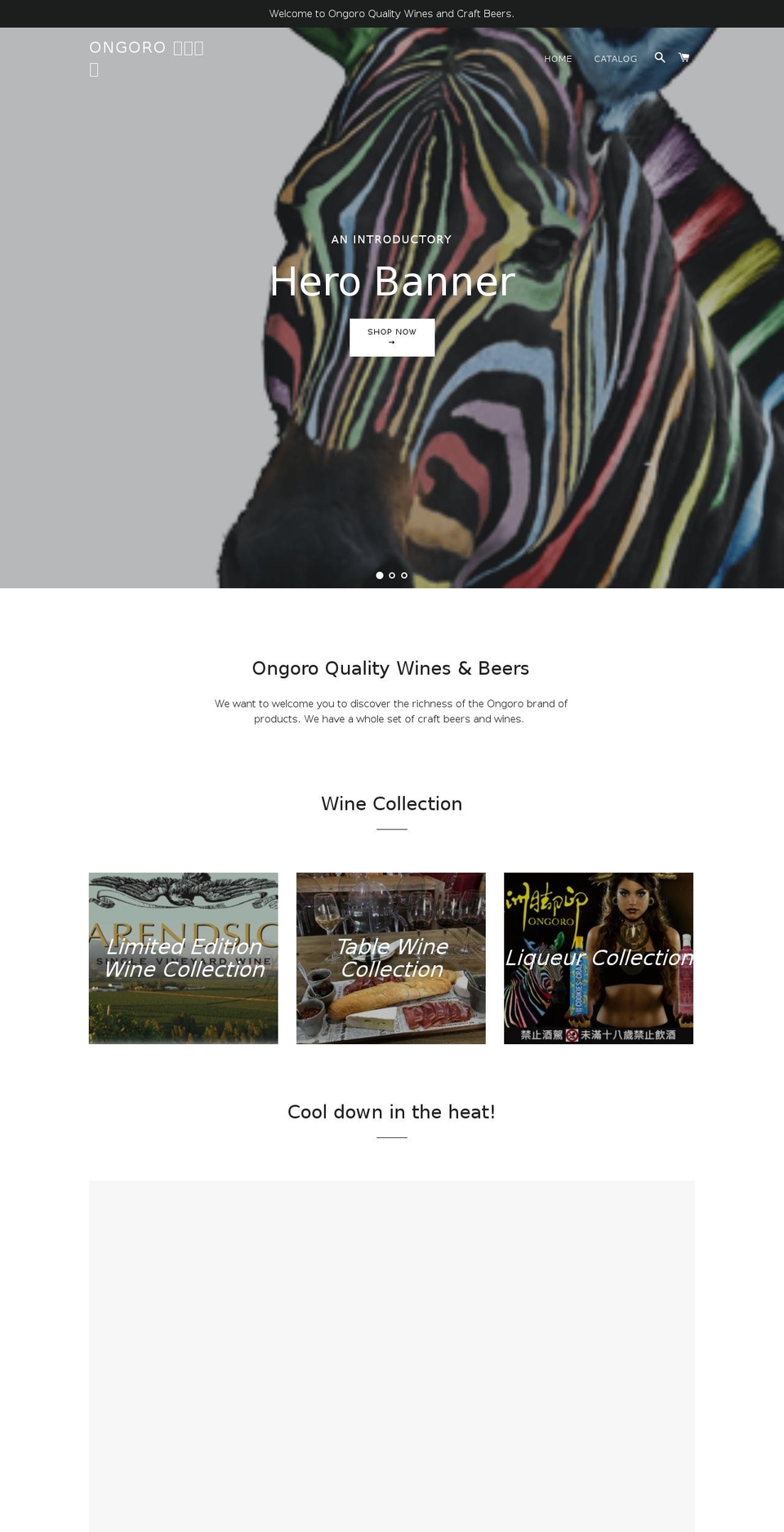 ongoro.co shopify website screenshot