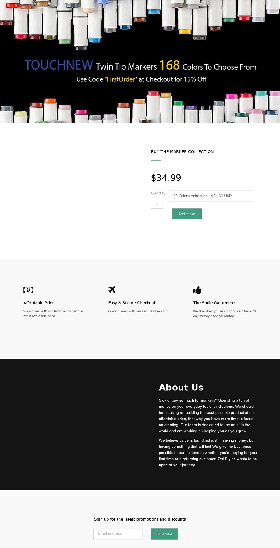 onistyles.com — Shopify storefront screenshot