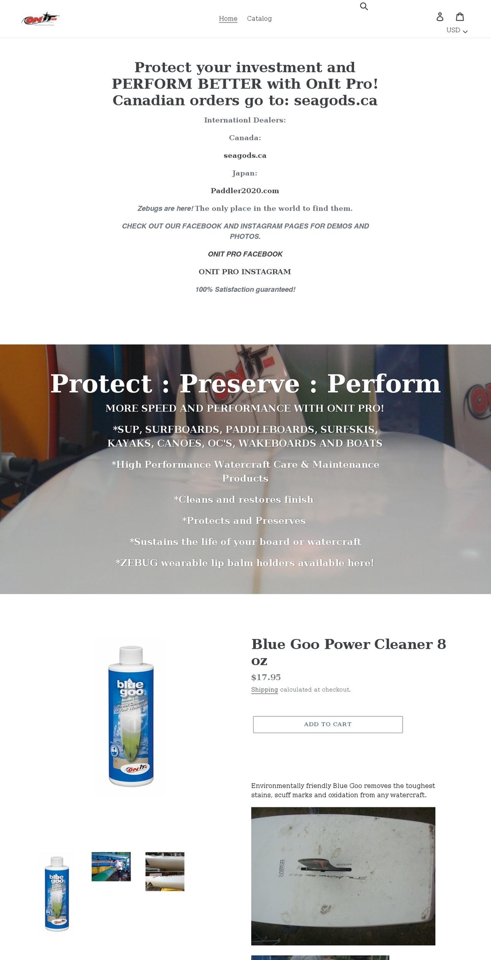 onitpro.com shopify website screenshot