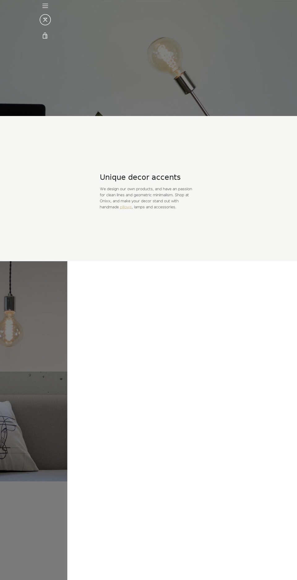 onixxdesign.com shopify website screenshot