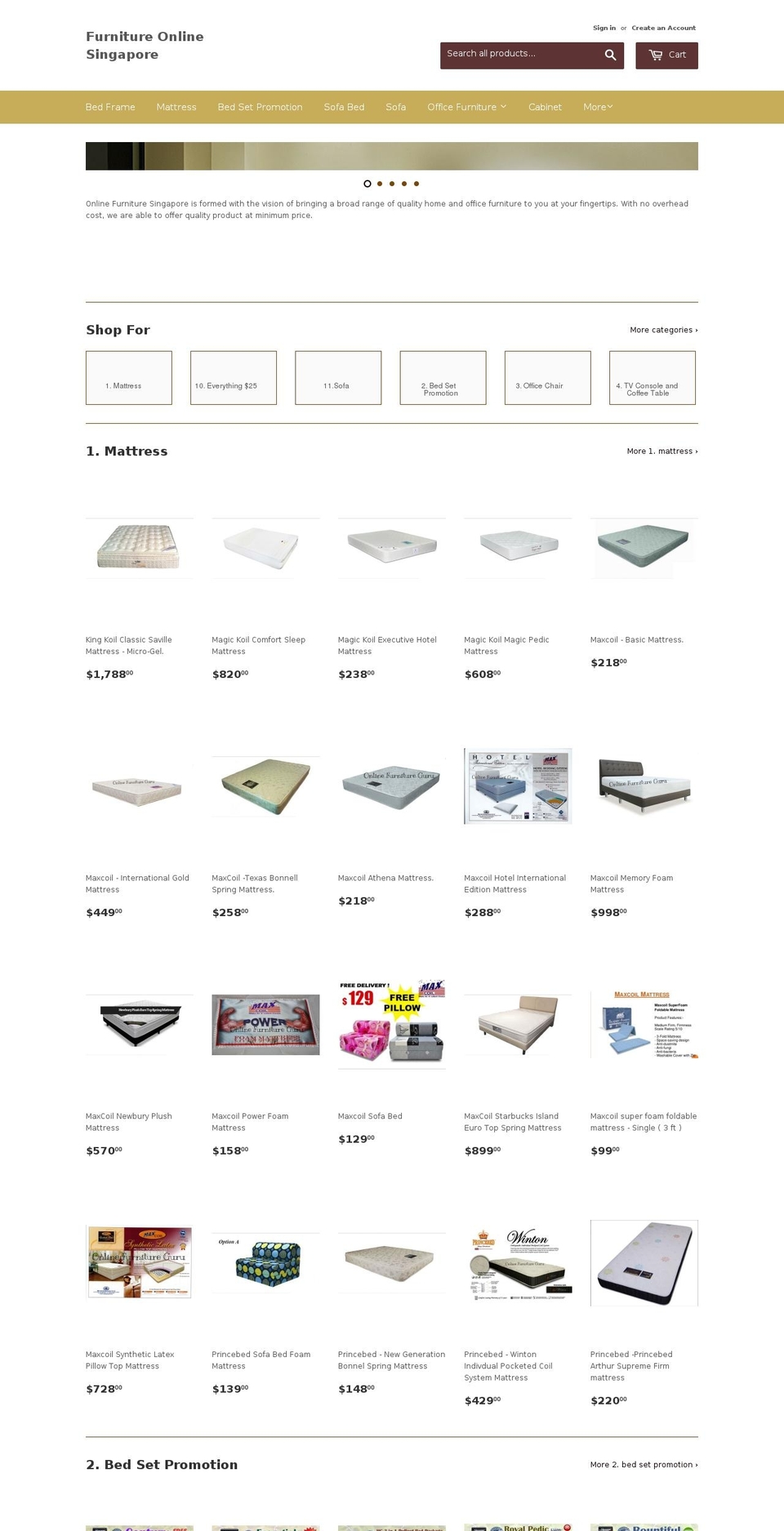 online-furniture-guru.com shopify website screenshot