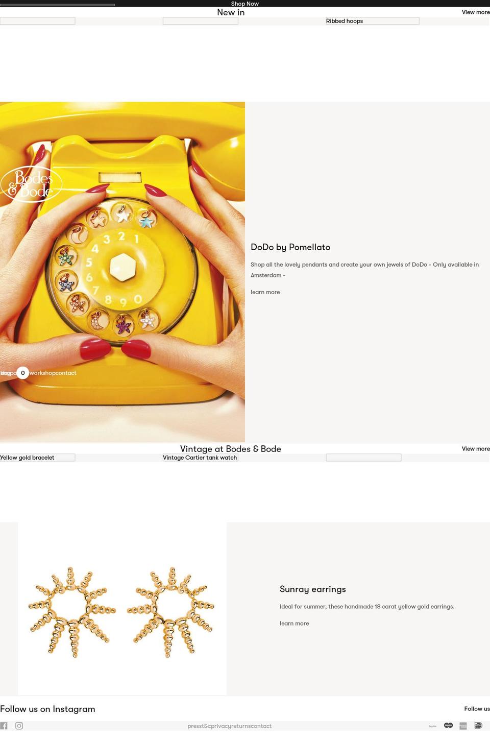 online-jewels.com — Shopify storefront screenshot